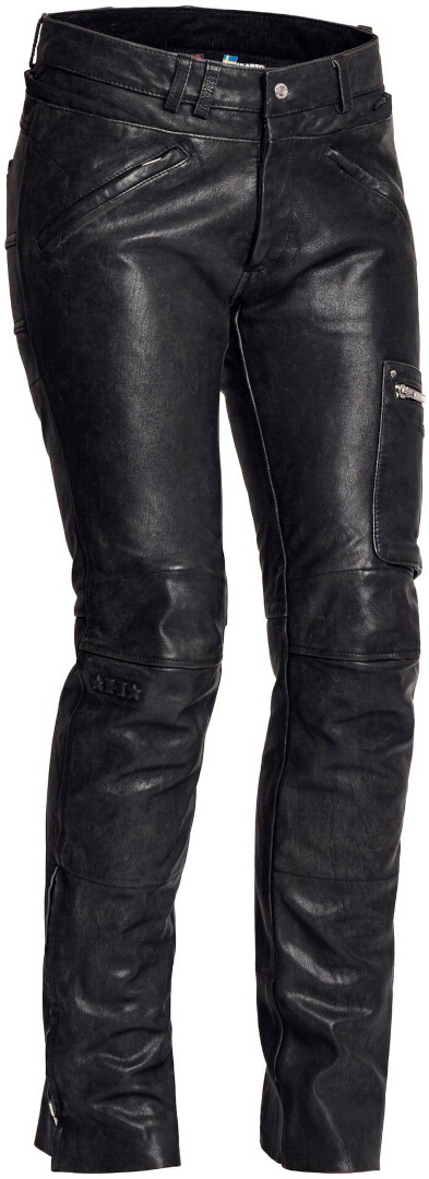 Halvarssons Rider Ladies Motorcycle Leather Pants, black, Size 36 for Women, black, Size 36 for Women