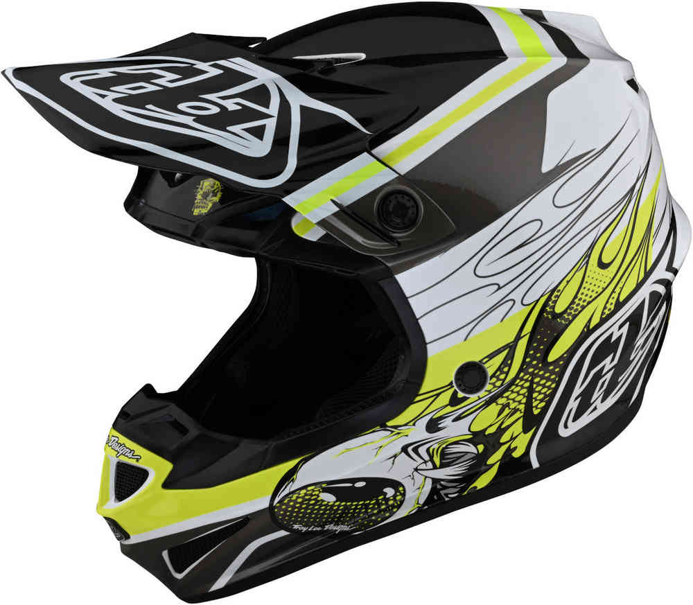 Troy Lee Designs SE4 Polyacrylite MIPS Skooly Jugend Motocross Helm