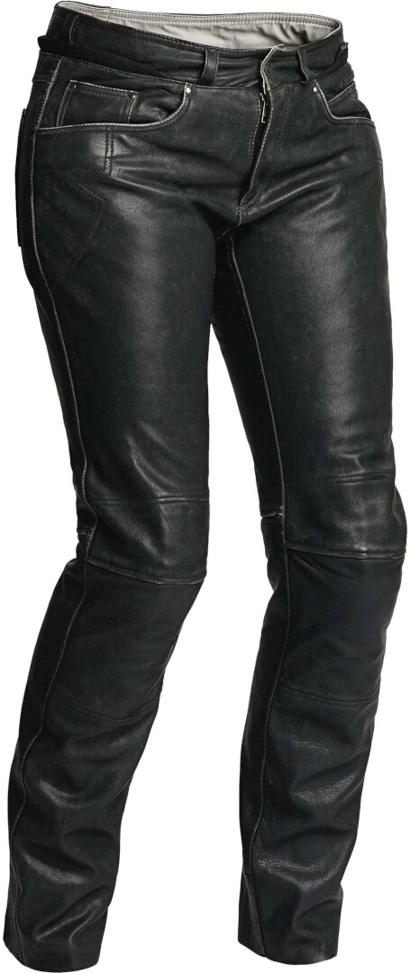 Halvarssons Seth Ladies Motorcycle Leather Pants, black, Size 34 for Women, black, Size 34 for Women