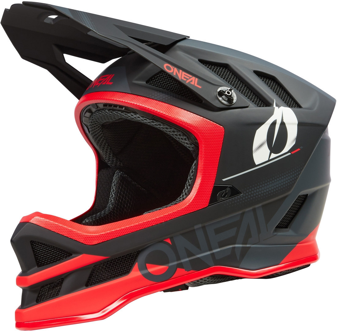 Oneal Blade Polyacrylite Haze Downhill Helmet, black-red, Size XS, black-red, Size XS