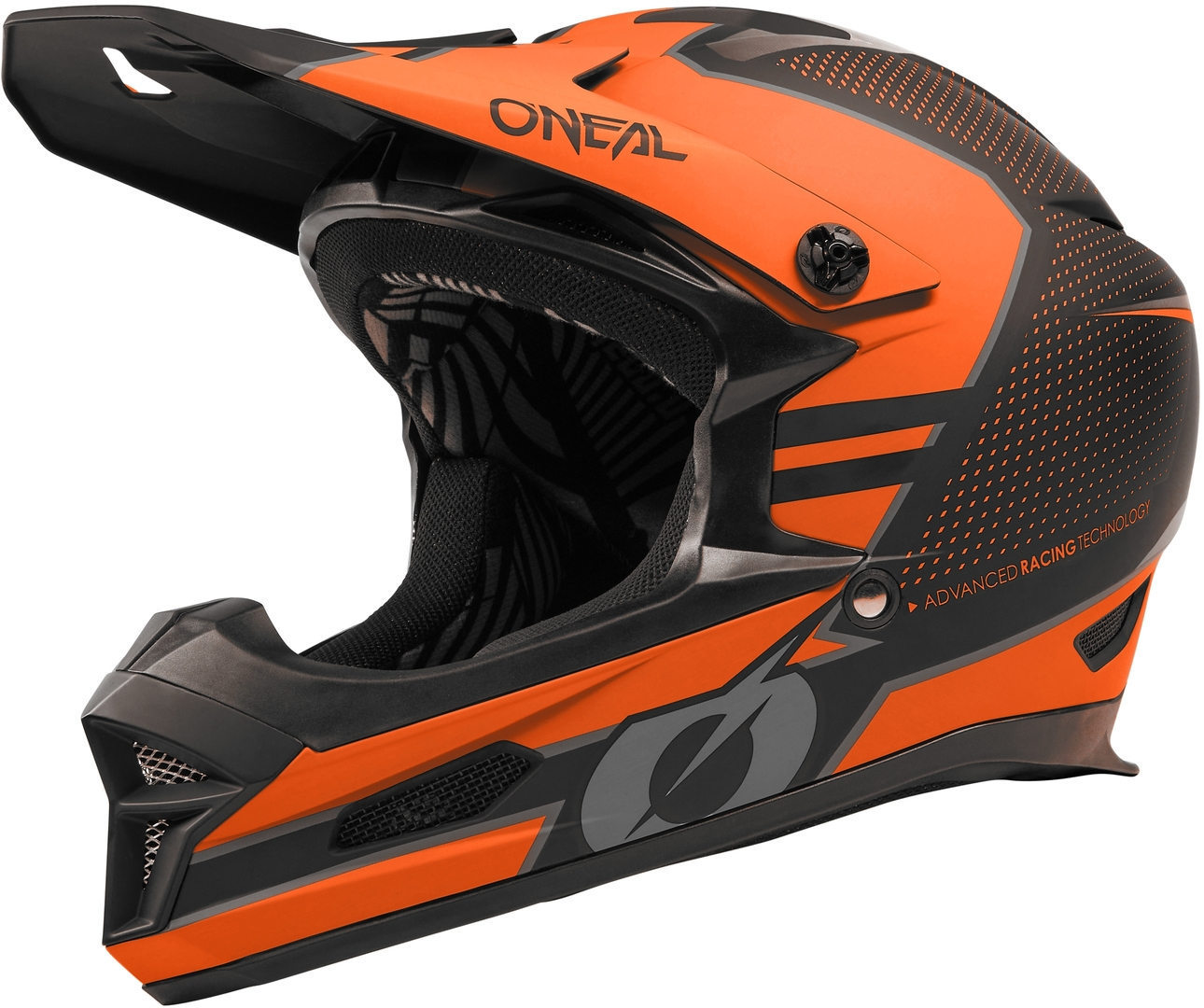 Oneal Fury Stage Downhill hjälm, svart-orange, storlek M