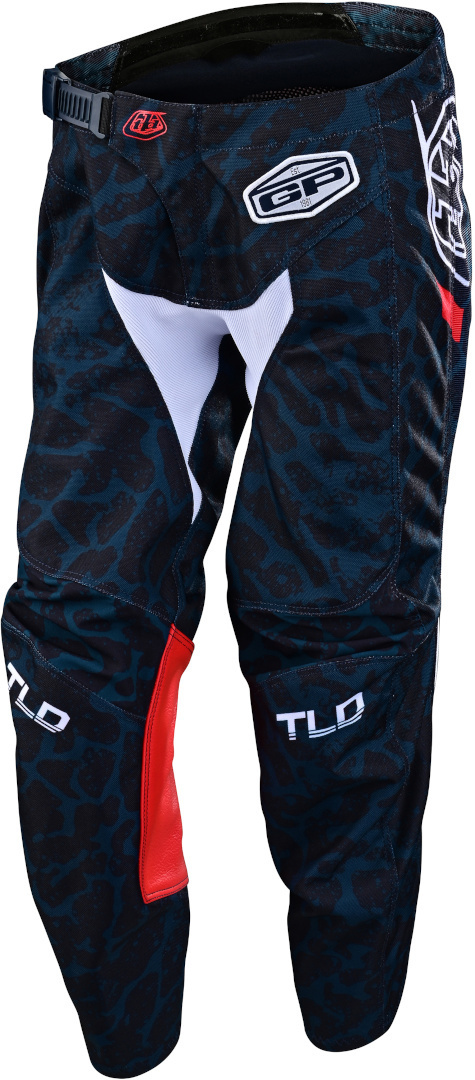 Troy Lee Designs GP Fractura Motocrossbyxor för ungdomar, blå, storlek 24