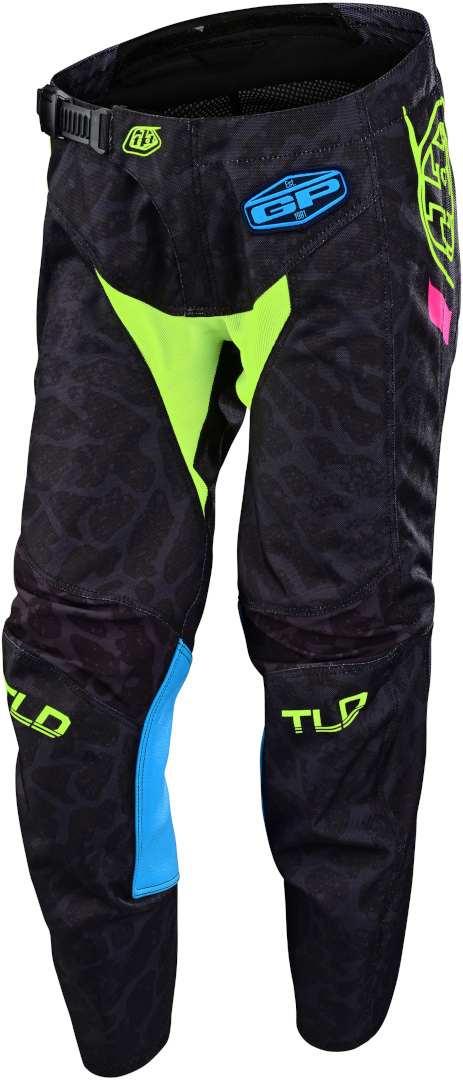 Troy Lee Designs GP Fractura Motocrossbyxor för ungdomar, svart-gul, storlek 26