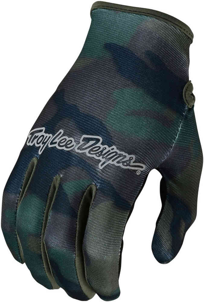 Troy Lee Designs Flowline Brushed Camo Motocross Handschuhe