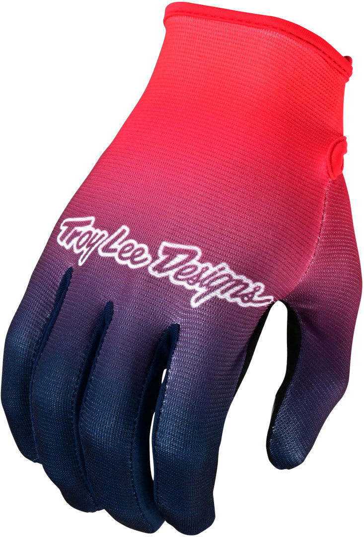 Troy Lee Designs Flowline Faze Motocross Gloves, red-blue, Size S, red-blue, Size S
