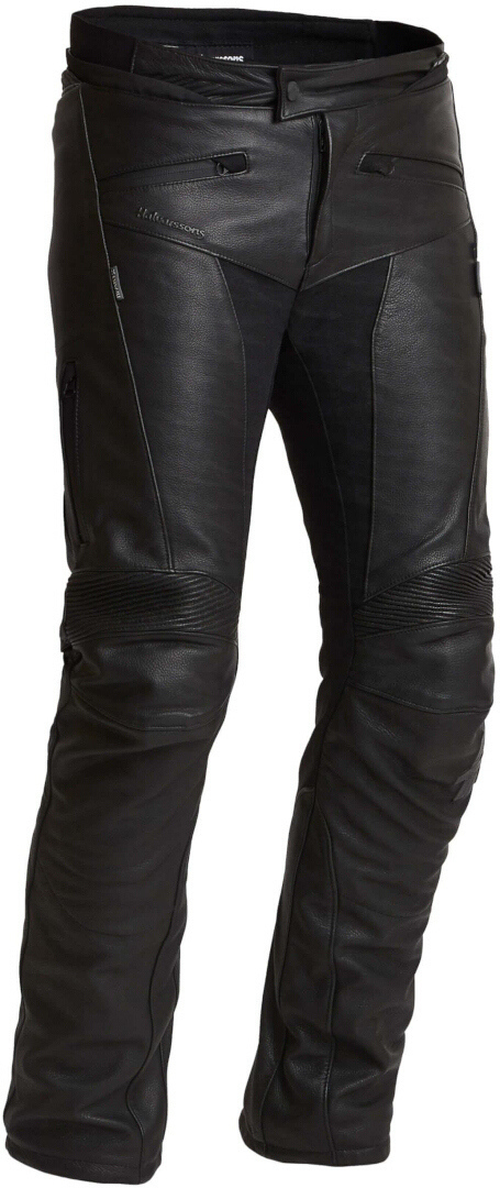 Image of Halvarssons Rullbo Pantaloni Moto in Pelle, nero, dimensione 52 54