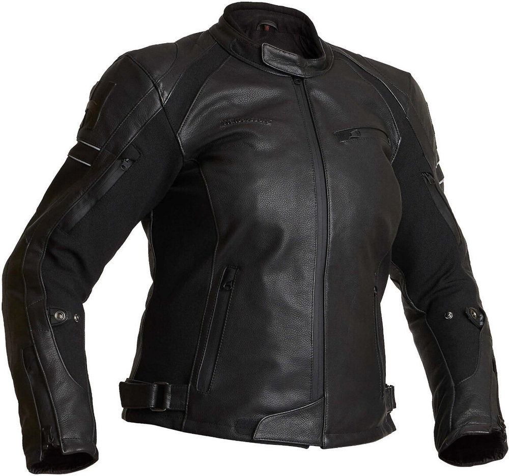 Halvarssons Risberg Chaqueta de cuero para motocicleta para damas