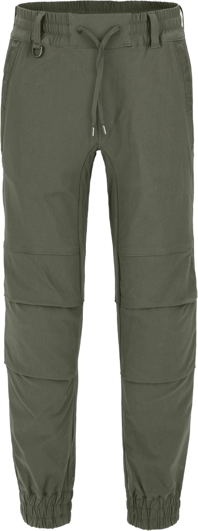 Image of Spidi Moto Jogger Pantaloni tessili moto, verde-multicolore, dimensione 34