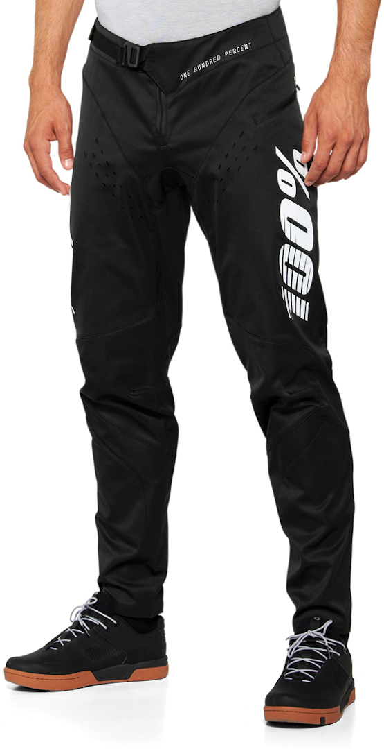 Image of 100% R-Core Pantaloni da bicicletta, nero-bianco, dimensione 30