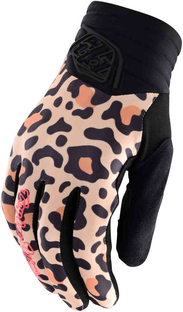 Troy Lee Designs Luxe Leopard Ladies Motocross Hansker