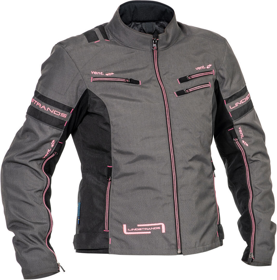 Lindstrands Liden Imperméable à l’eau pour dames Veste textile de moto