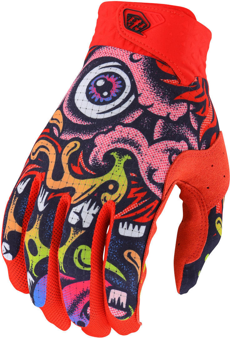 Troy Lee Designs Air Bigfoot Youth Motocross Gloves, red-blue, Size S, red-blue, Size S