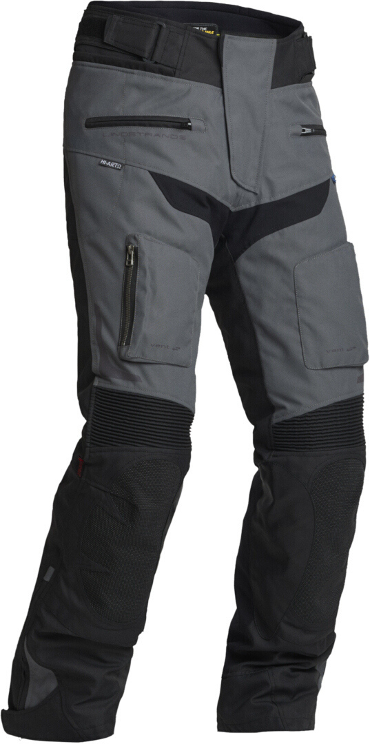 Lindstrands Myrtorp Waterproof Motorcycle Textile Pants, black-grey, Size 62, black-grey, Size 62