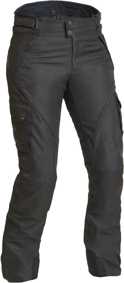 Lindstrands Husom Waterproof Ladies Motorcycle Textile Pants, black, Size 38 for Women, black, Size 38 for Women