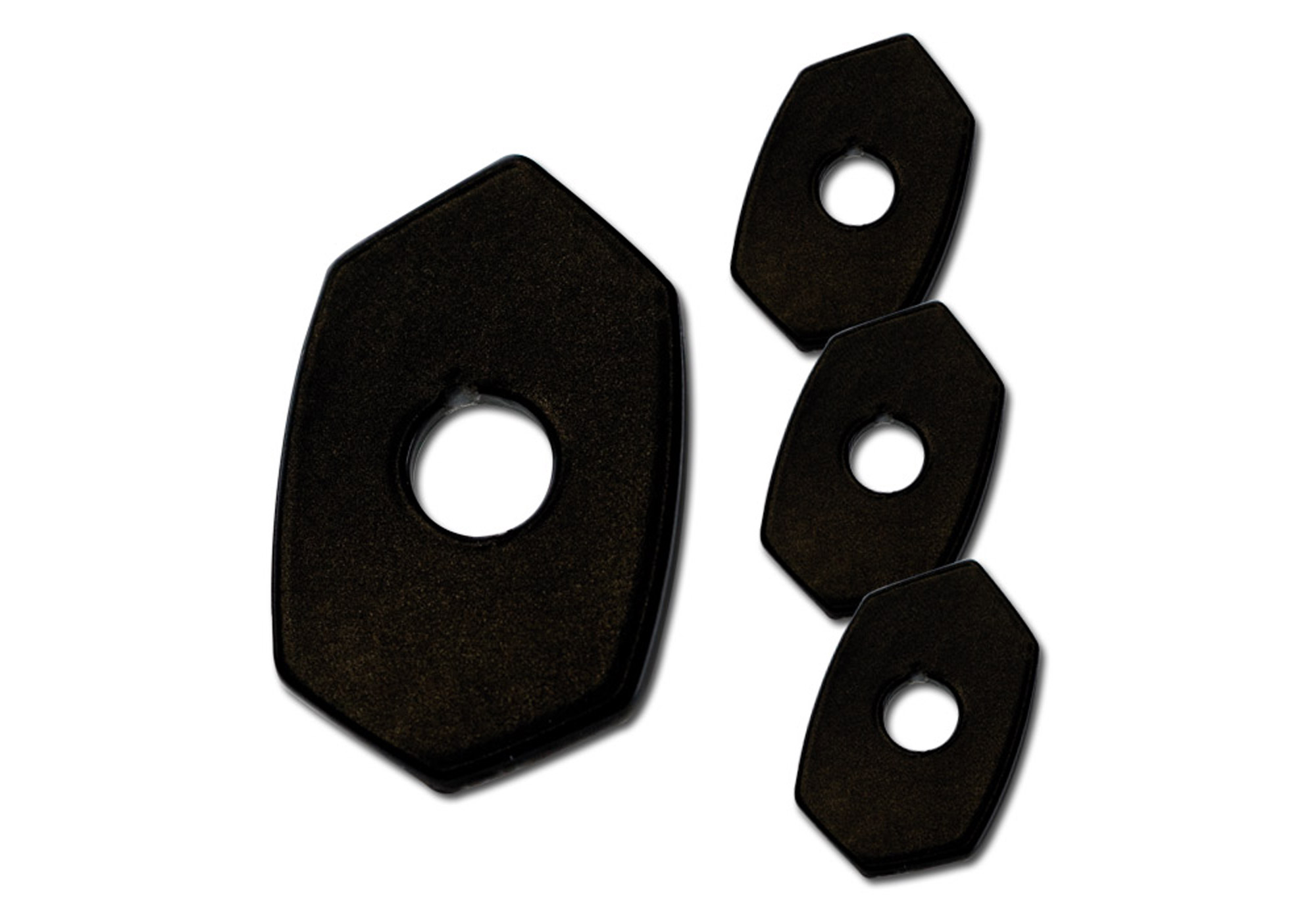 PROTECH Indy Spacer für diverse Kawasaki Modelle Stahl pulverbeschichtet schwarz, schwarz