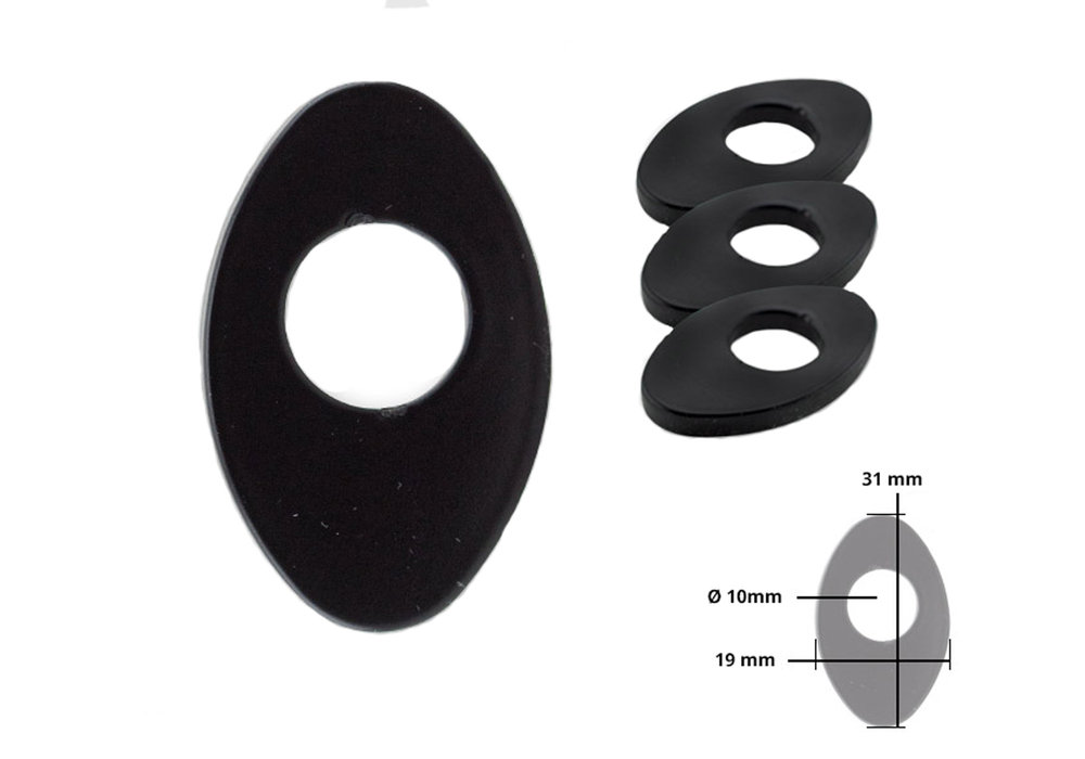 Separador independiente PROTECH lIL para varios modelos KTM/MV/Husqvarna recubría acero negro