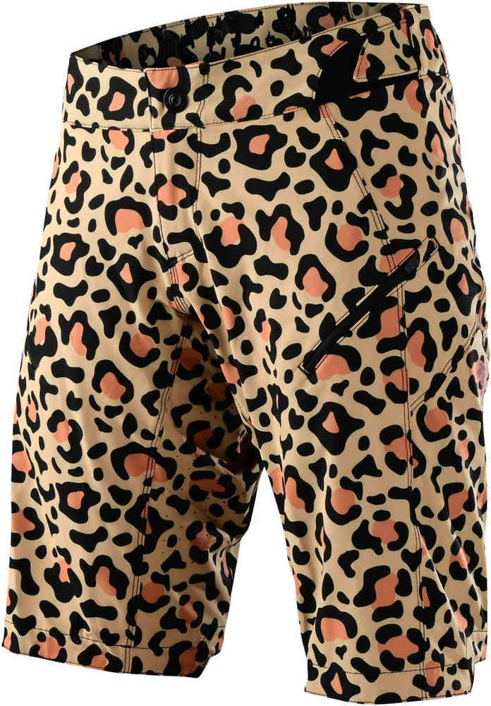 Troy Lee Designs Lilium Shell Leopard 女士自行車短褲