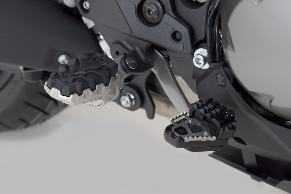 SW-Motech 制动踏板延长件 - 黑色。川崎Versys 1000/1000S （18-）。