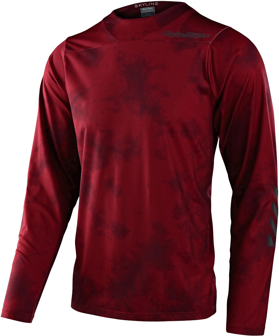 Troy Lee Designs Skyline Tie Dye Cykeltröja, röd, storlek M
