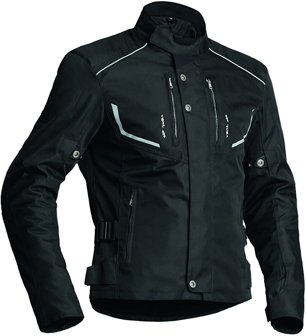 Lindstrands Halden Waterproof Ladies Motorcycle Textile Jacket, black, Size 34 for Women, black, Size 34 for Women