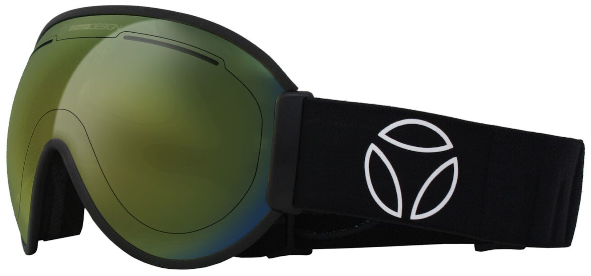MOMO Falcon Ski Goggles, yellow, yellow, Size One Size
