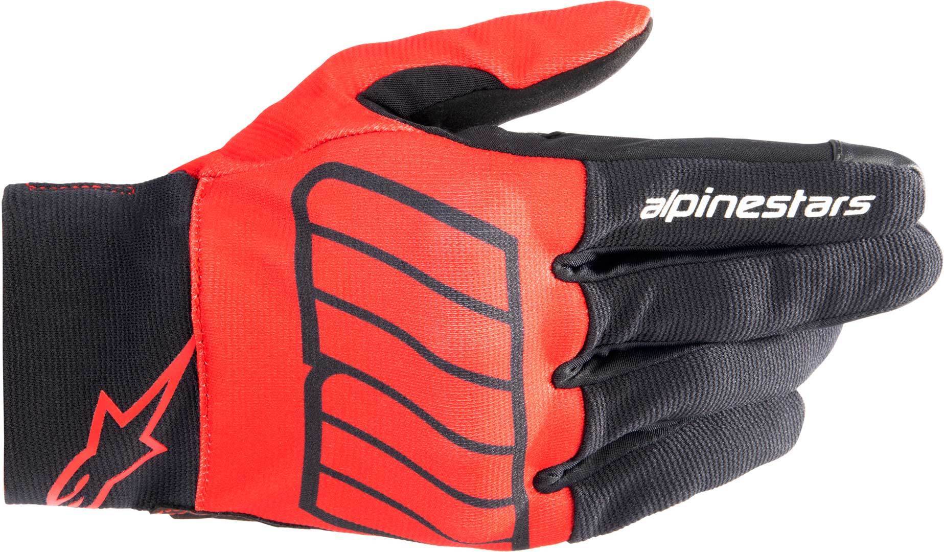 Alpinestars Aragon Motorcykelhandskar, svart-röd, storlek XL