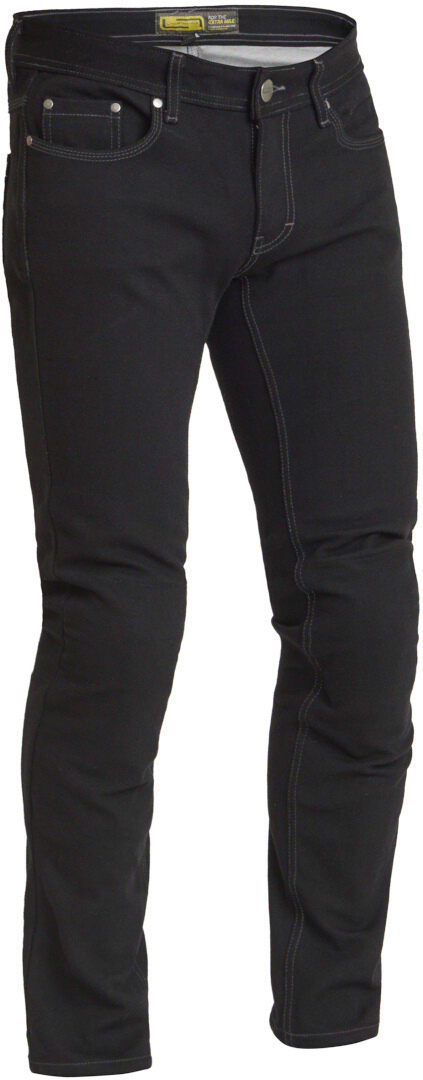 Lindstrands Lund Motorcycle Jeans, black, Size 46, black, Size 46