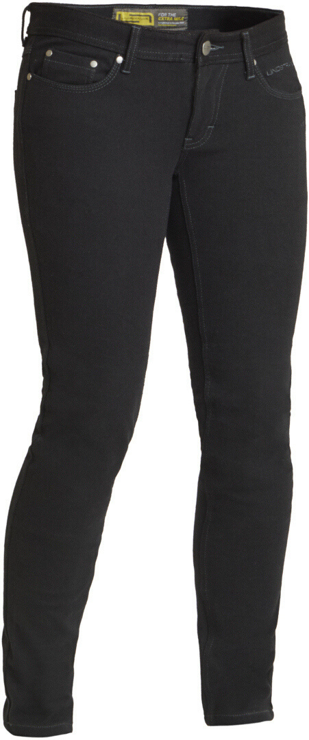 Lindstrands Fide Ladies Motorcycle Jeans, black, Size 34 for Women, black, Size 34 for Women