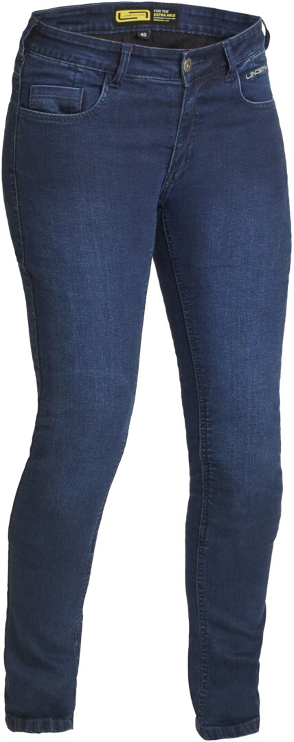 Lindstrands Rone Dames Motorfiets Jeans, blauw, afmeting 42 voor vrouw