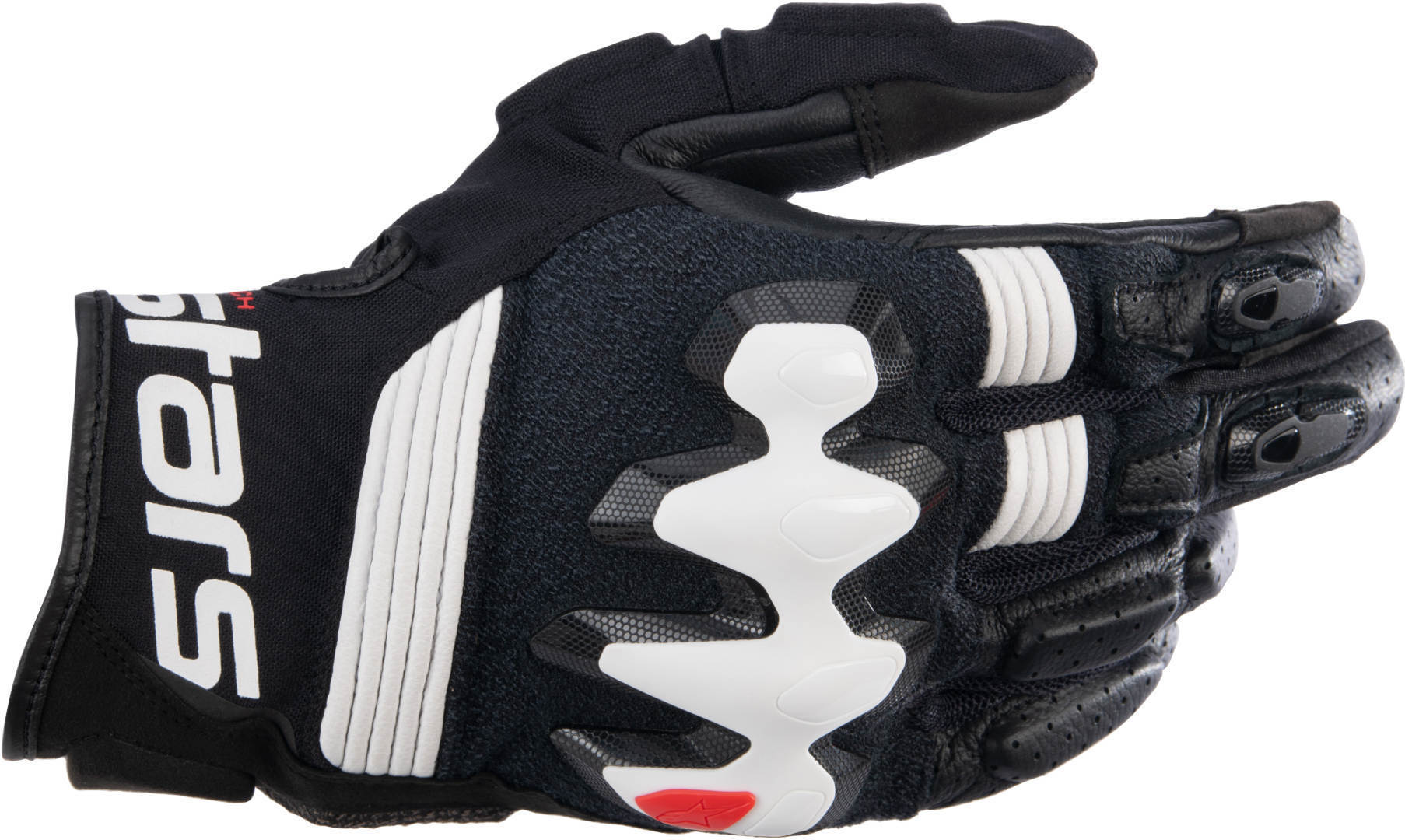 Alpinestars Halo Мотоциклетные перчатки Черный/Белый 2XL 
