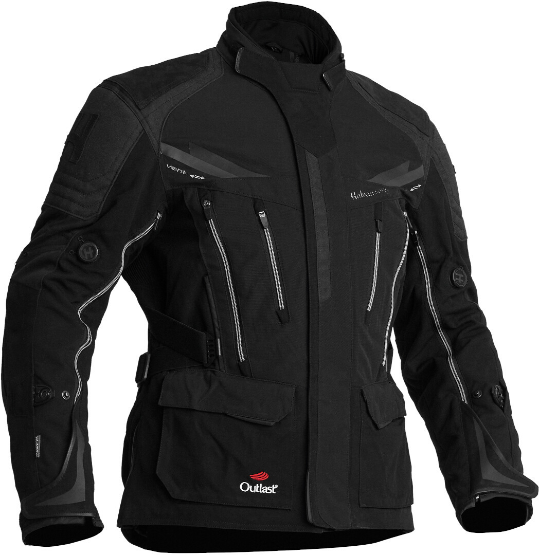 Halvarssons Mora veste textile de moto imperméable, noir, taille 60 pour Hommes