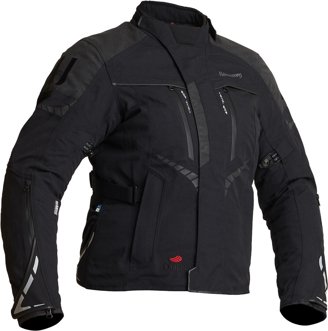 Halvarssons Vimo Waterproof Ladies Motorcycle Textile Jacket, black, Size 36 for Women, black, Size 36 for Women