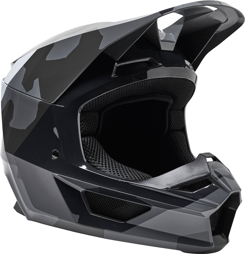 FOX V1 BNKR Motocross Helmet, black, Size XL, black, Size XL