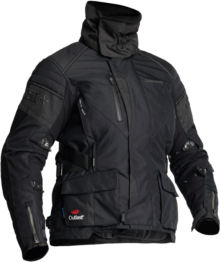 Halvarssons Wien Waterproof Ladies Motorcycle Textile Jacket, black, Size 36 for Women, black, Size 36 for Women
