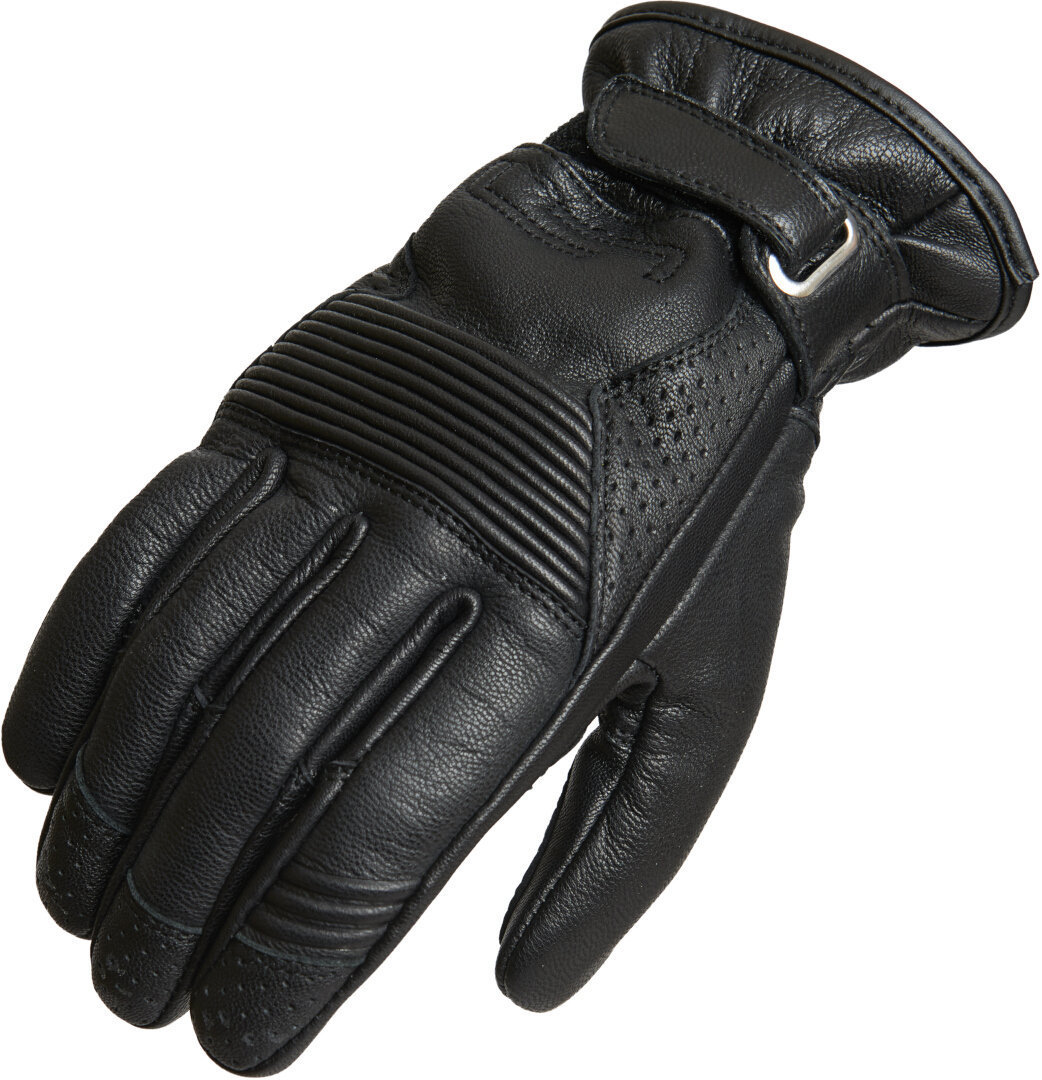 Lindstrands Lauder Motorcycle Gloves, black, Size S, black, Size S