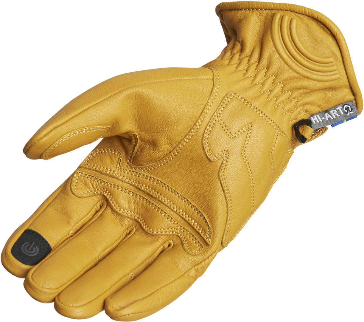 Photos - Motorcycle Gloves Lindstrands Lauder , yellow, Size XL for Men 