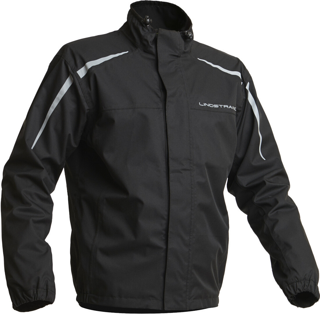 Lindstrands DW+ Veste de pluie moto, noir, taille 2XL pour Hommes