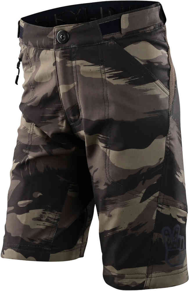 Troy Lee Designs Skyline Shell Brushed Camo Youth Bicycle Shorts