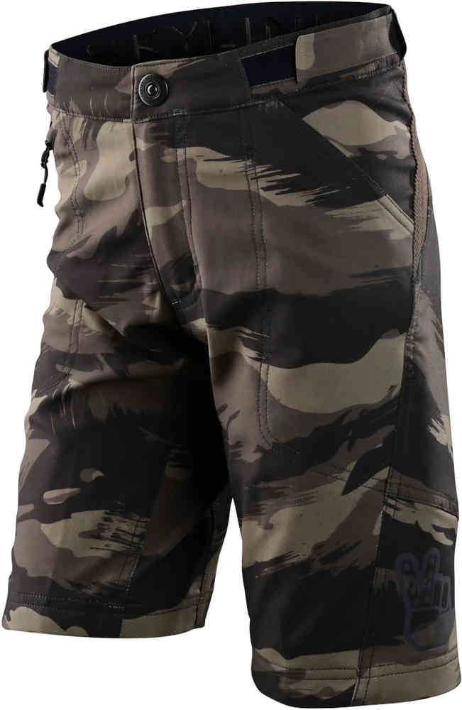 Troy Lee Designs Skyline Shell Brushed Camo Sykkelshorts for ungdom