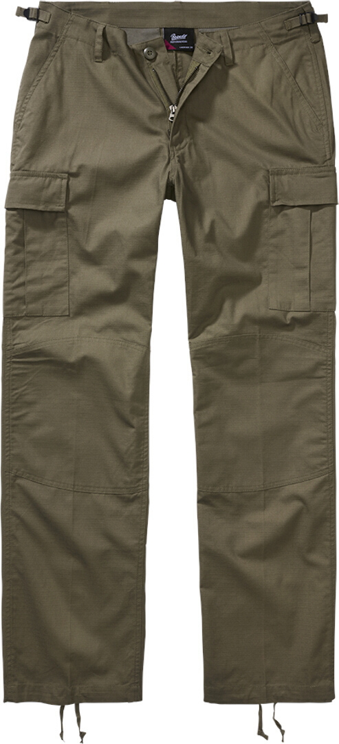 Brandit BDU Ripstop Ladies Pants, green, Size 26 for Women, green, Size 26 for Women