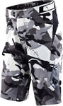 Troy Lee Designs Flowline Shell Spray Camo Youth Bicycle Shorts