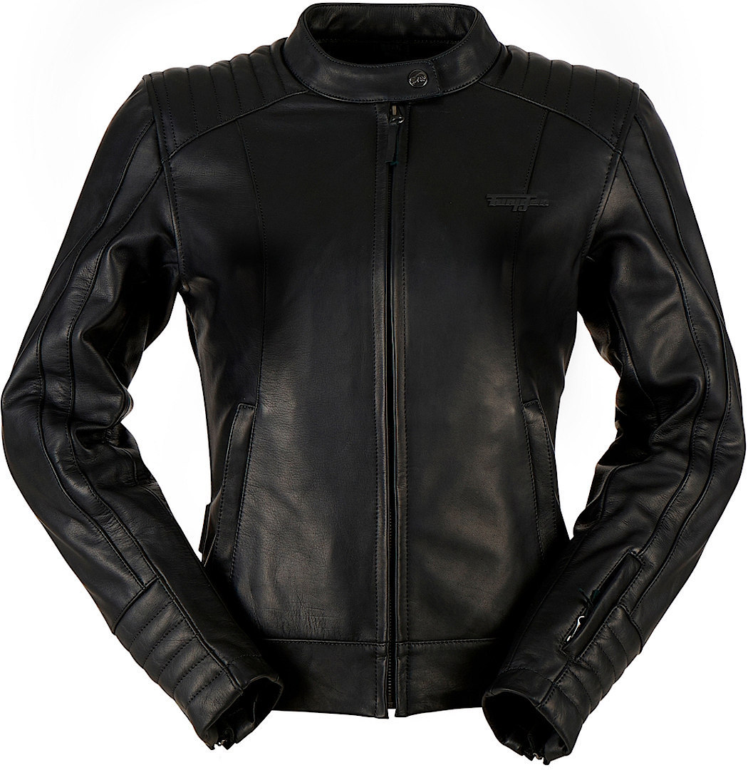 Furygan Shana Motorcycle Leather Jacket, black, Size S for Women, black, Size S for Women