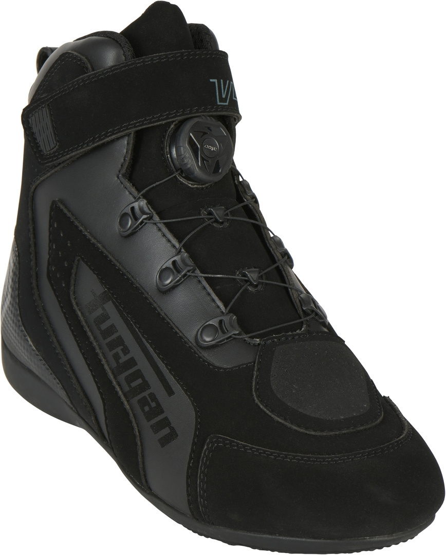 Furygan V4 Easy D3O WP Motorcycle Shoes, black, Size 39, black, Size 39