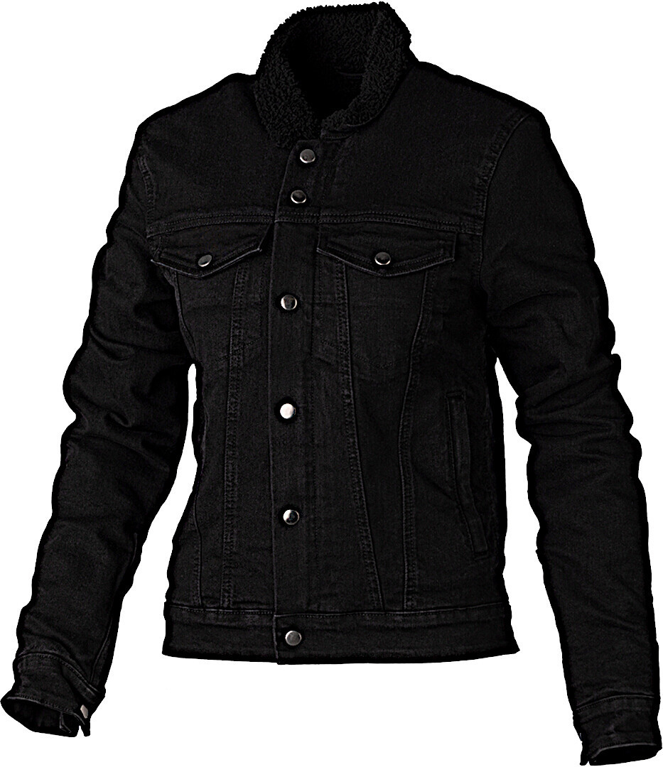 RST Sherpa Denim Motorcycle Textile Jacket, black, Size M, M Black unisex