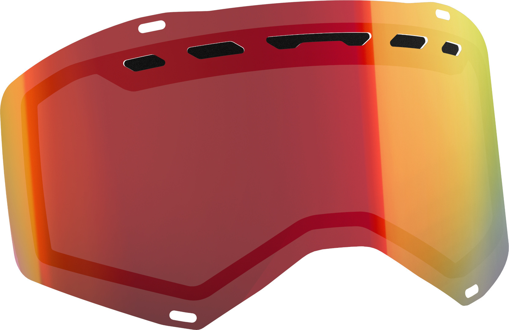 Scott SMB Enhancer Prospect/Fury ACS Replacement Lens, red, red, Size One Size