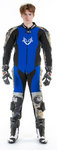 Virus Power Alien Denim ブルーエアバッグ1ピースオートバイテキスタイルスーツ