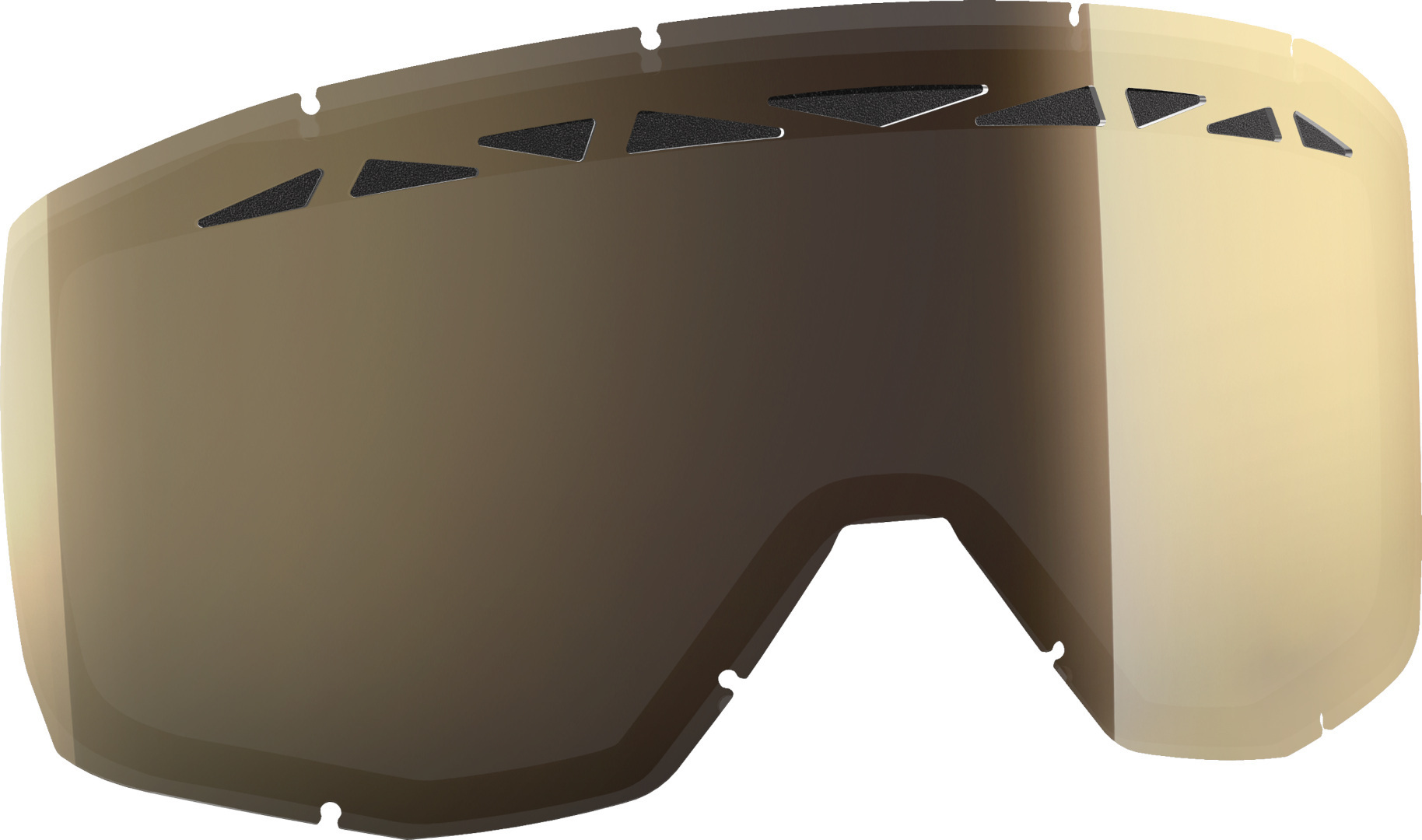 Scott Primal/Hustle/Tyrant/Split ACS Light Sensitive Snow Cross Replacement Lens, brown-gold, brown-gold, Size One Size
