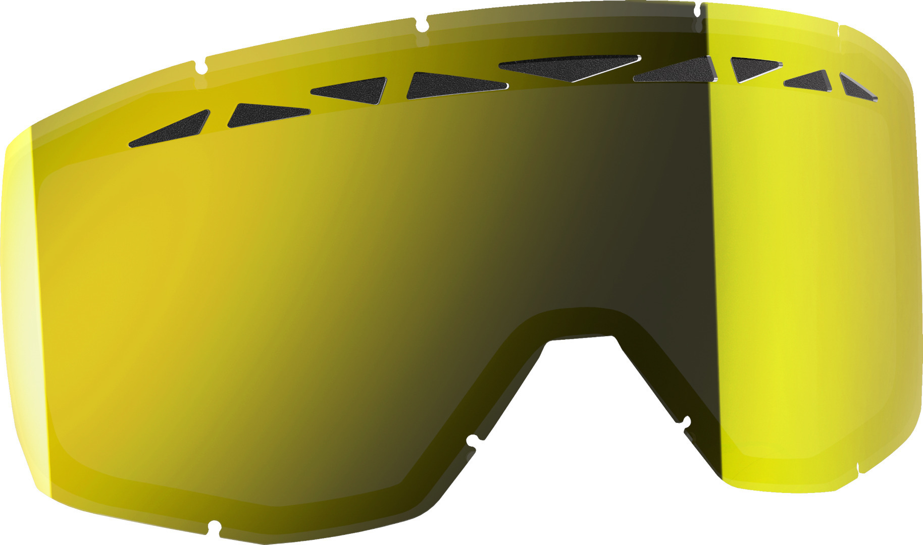 Scott Primal/Hustle/Tyrant/Split ACS Enhancer Snow Cross Replacement Lens, yellow, yellow, Size One Size