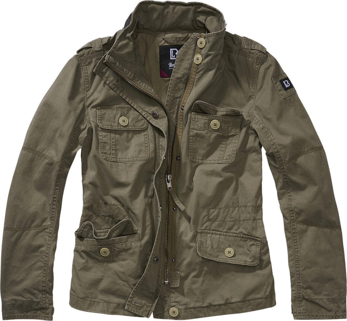 Brandit Britannia Ladies Jacket, green, Size XS for Women, green, Size XS for Women