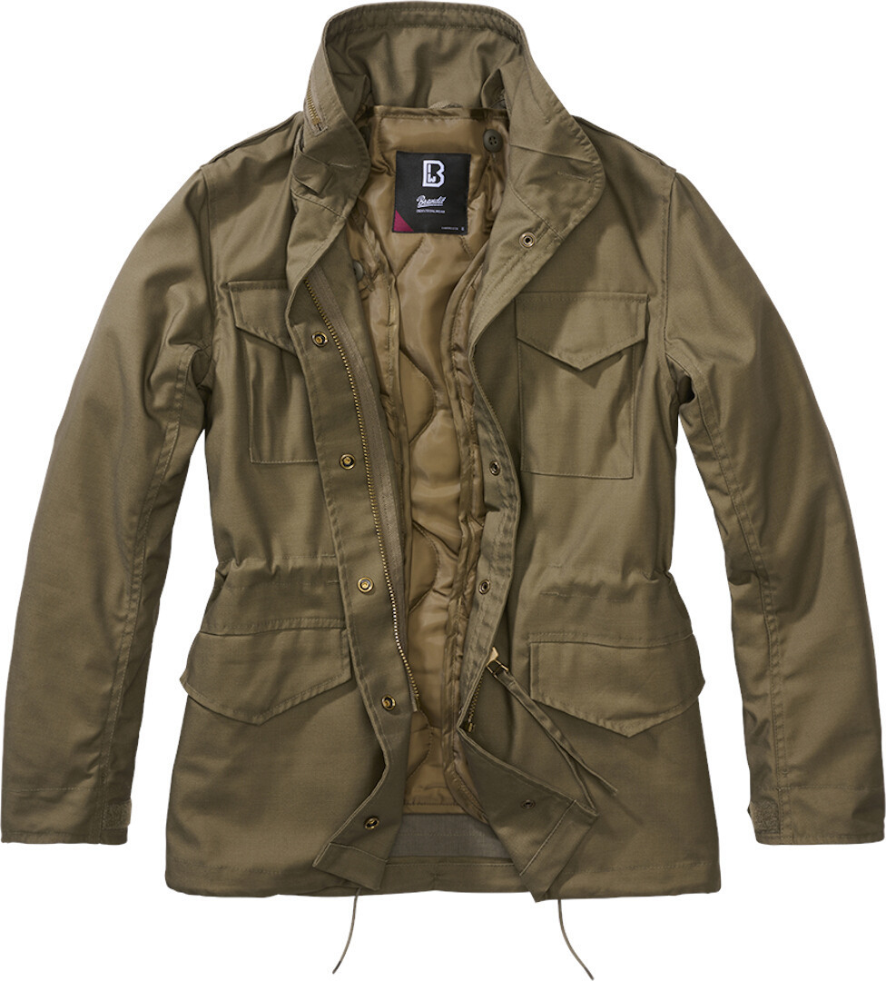 Brandit M65 Ladies Jacket, green, Size XS for Women, green, Size XS for Women
